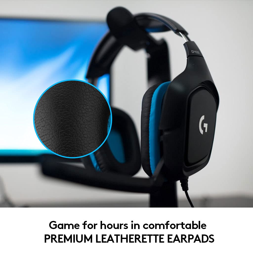 Logitech G432 — Audífonos Gaming 7.1 DTS Surround