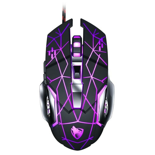 Mouse Gaming USB 6 Botones — Ergonómico Cableado